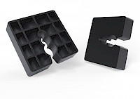 PVC afstandhouder 1074